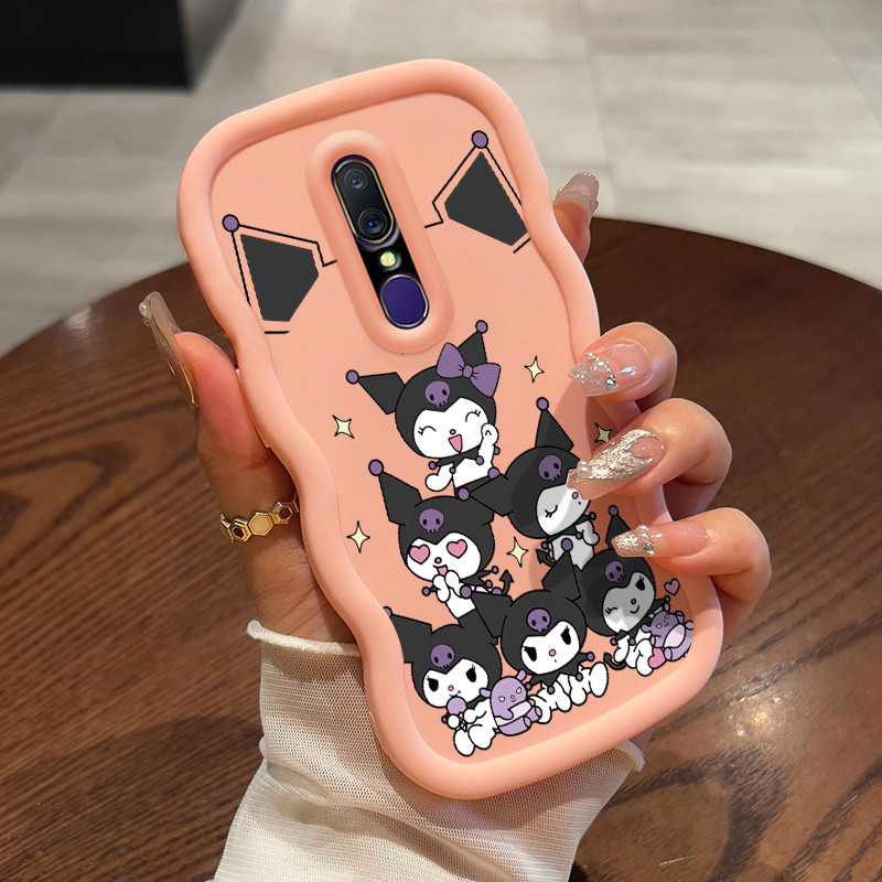 Casing Hp Untuk OPPO F11 A9 2019 A9X F9 F9 Pro Realme 2 Pro U1 Case Casing pola Kelinci ungu Cesing 