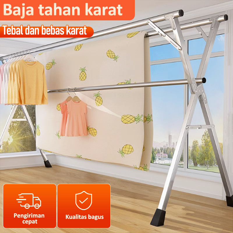 Jemuran Baju Stainless Steel/Jemuran Baju Lipat /Jemuran Baju Lipat Stainless Steel/Jemuran