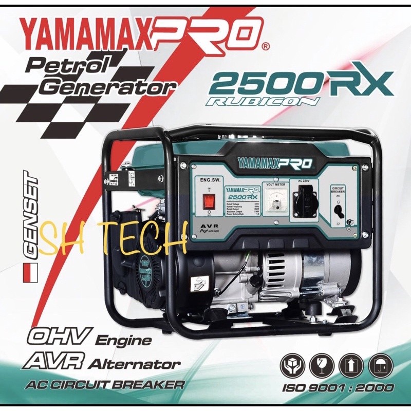 Genset YAMAMAX Pro 2500 RX 2500RX 1000 Watt Generator Listrik 4 Tak