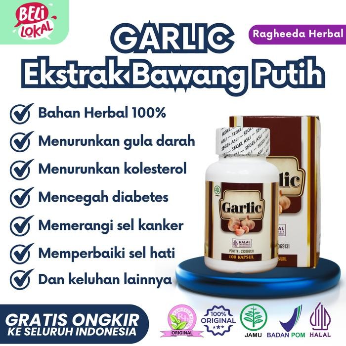 Walatra Black Garlic Kapsul 100% Bawang Putih Hitam Lanang Tunggal