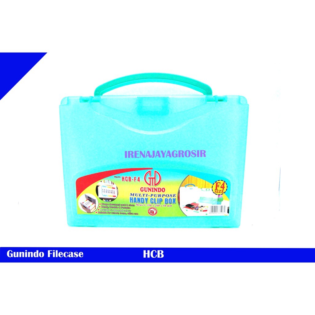 

GUNINDO HANDY CLIP BOX / HCB F4 / TEMPAT DOKUMEN