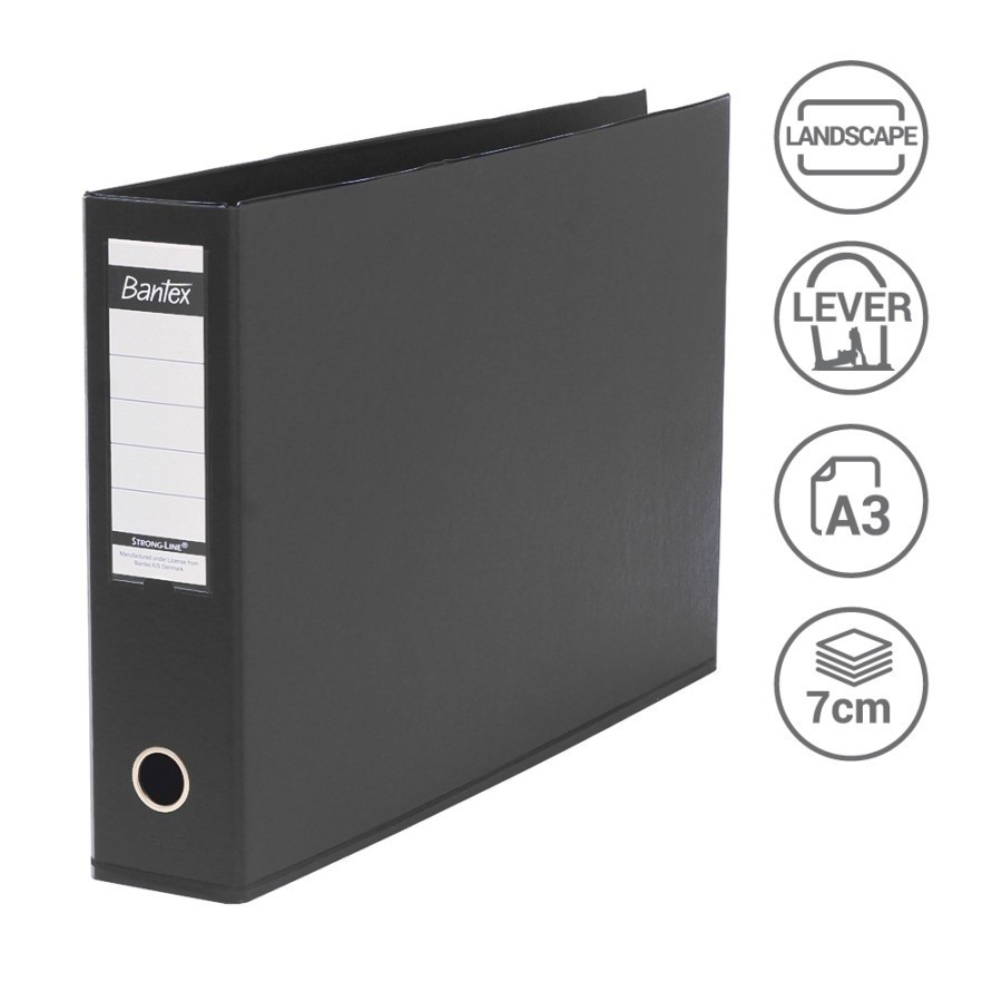 

Bantex A3 Landscape 7cm Lever Arch File / Ordner