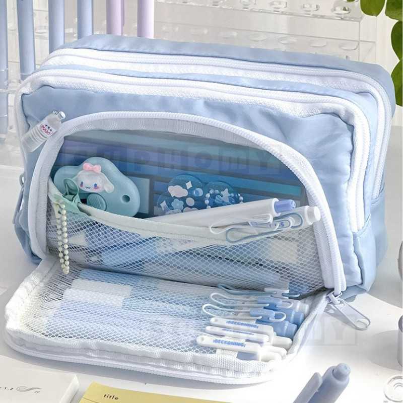 

Tempat alat tulis kotak pensil aesthetic Tas PenaTempat Pencil Tas Pensil kapasitas besar