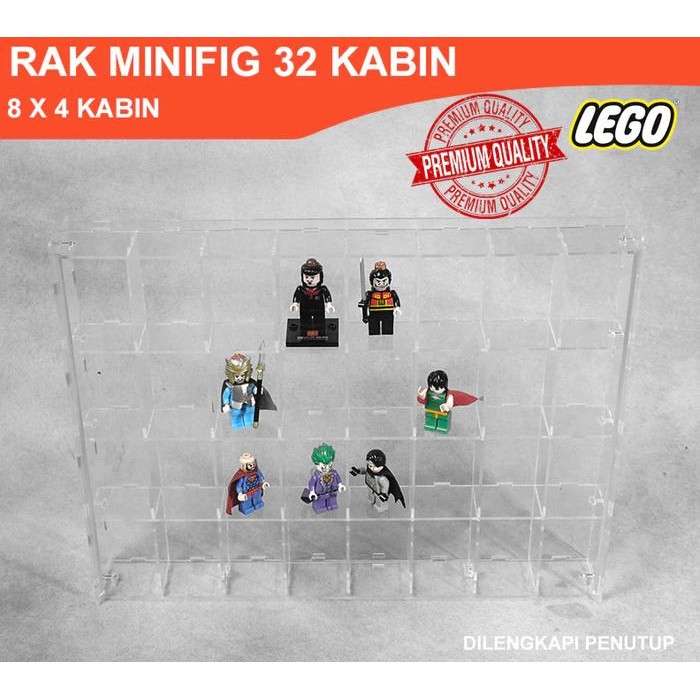 ..... Rak Lego Minifig Akrilik Display Minifigure