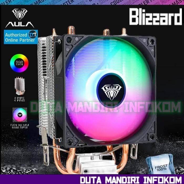 Aula Blizzard 92 I 120 Hsf - Rgb Air Cpu Cooler For Intel & Amd