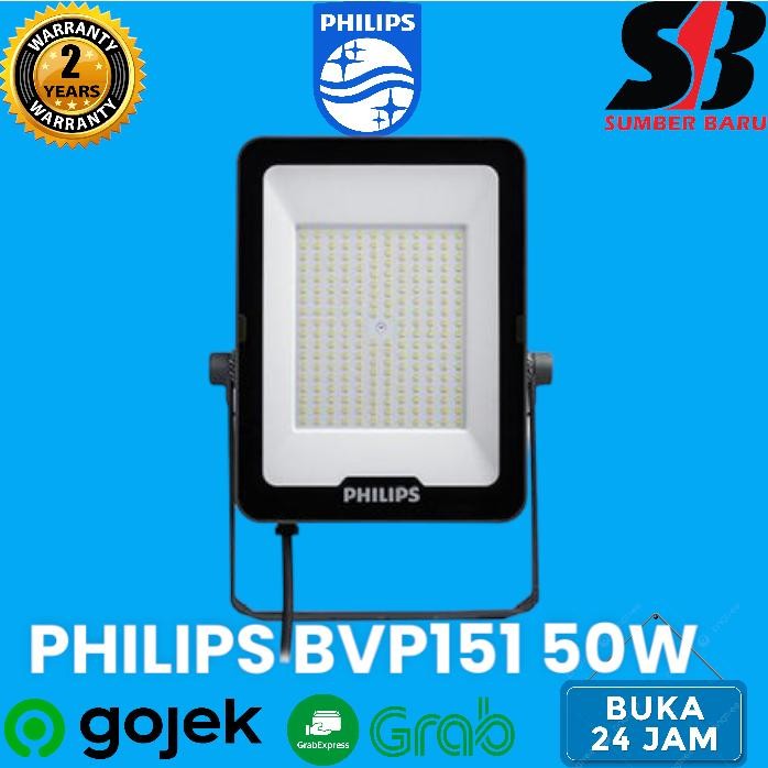 PHILIPS LAMPU SOROT BVP151 50W COOL WHITE 6500K - LAMPU LED BVP 151 50 WATT ORIGINAL
