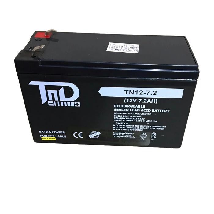 Baterai Ups Battery Tnd 12V 7,2Ah / Aki Kering Tnd Tn12-7.2 ( Tnd 12V 7,2Ah )