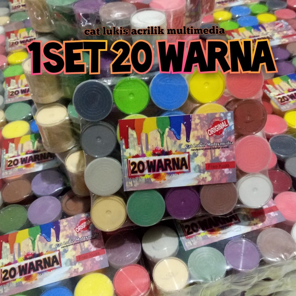 

1 set 20colors acrilik