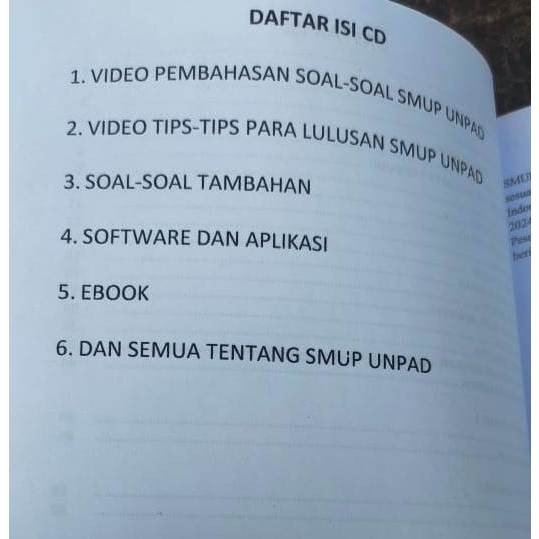 BUKU PERSIAPAN DAN PANDUAN SMUP UNPAD 2025 SAINTEK IPA SELEKSI MANDIRI UNIVERSITAS PADJAJARAN