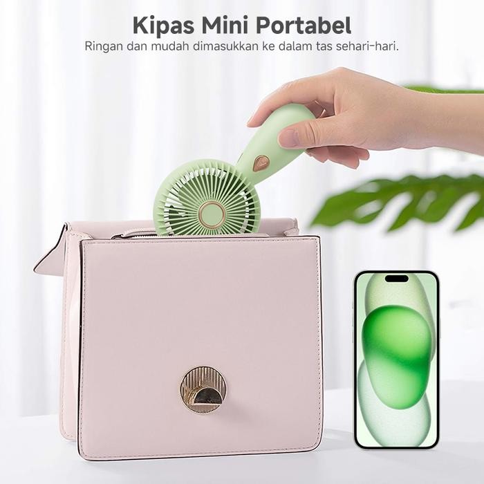 JTTOP" GOOJODOQ KIPAS ANGIN MINI GENGGAM CUTE /MINI FAN PORTABLE KIPAS ANGIN