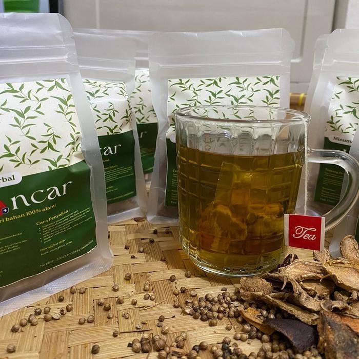 

Minuman herbal kolesterol tinggi jahat 100% alami dari ketumbar, jahe, kunyit dan kulit delima -