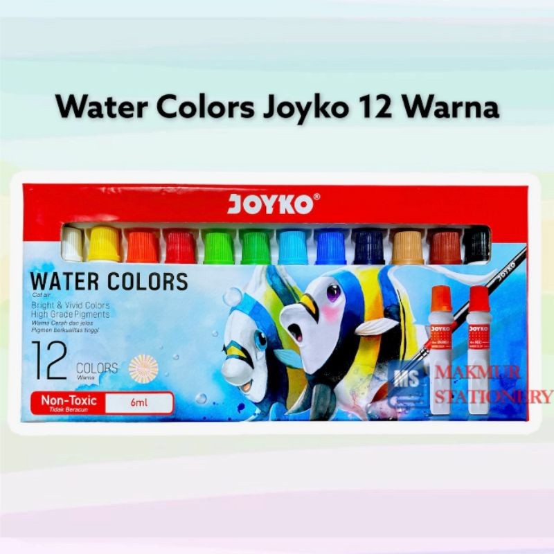 

Water Color Cat Air Joyko WAC-6ML-12 Warna