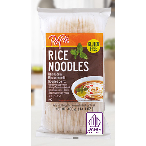 

Papa Rice Noodles 400g Kwetiau Beras Thailand Bihun