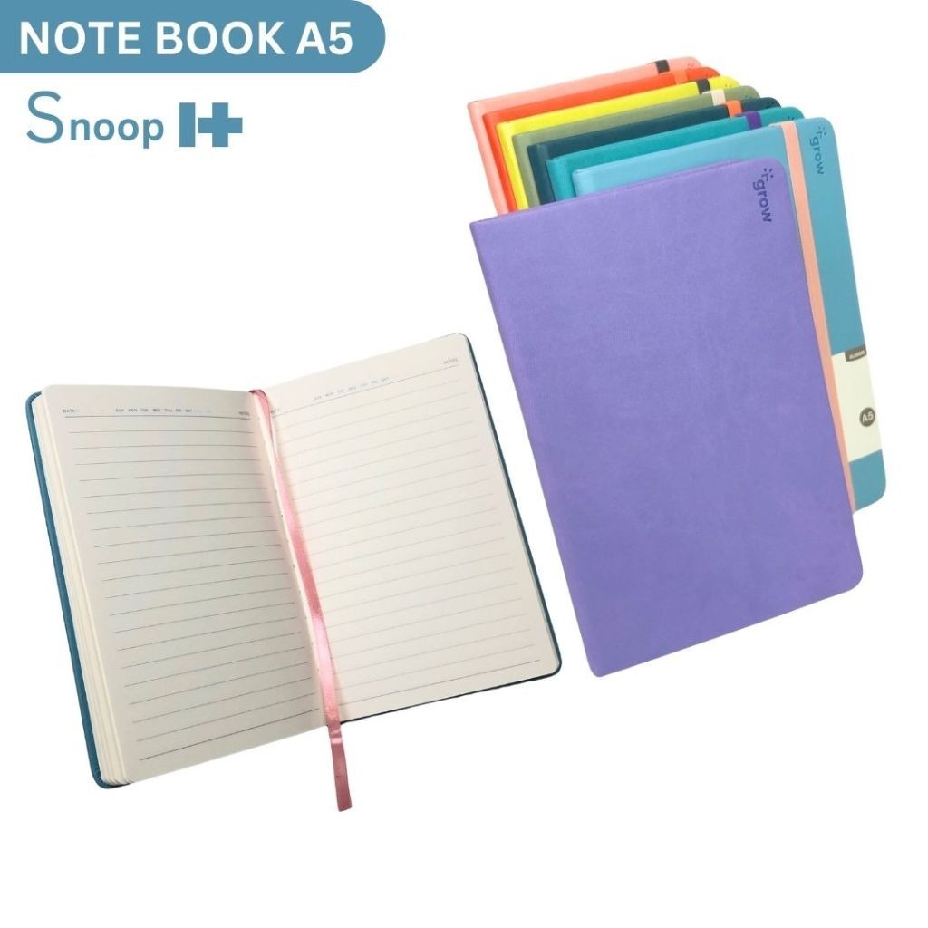 

Notebook A5 Strap Snoop It 2425-3 & 2425-4 Notebook Diary A5 Impor Buku Tulis Catatan Bergaris