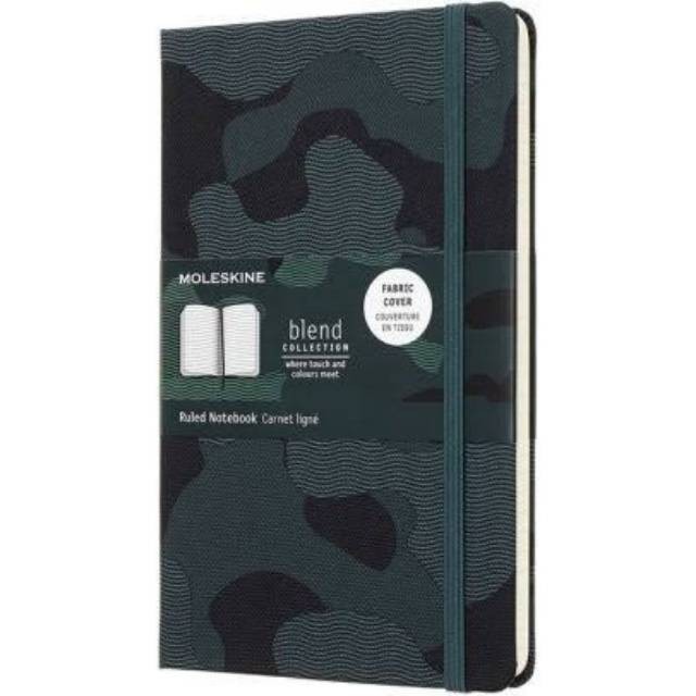 

Moleskine Ruled Notebook Blend Nomad Army Green Limited Edition 774