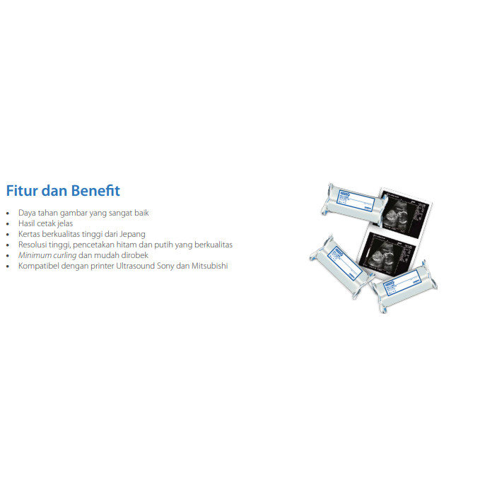 

InnoQ Ultrasound Paper, HG110 mm x 18 m/ Kertas USG