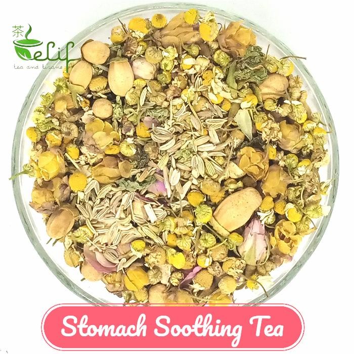 

Stomach Soothing Tea : Chamomile, Fennel, Plum Blossom, Marshmallow