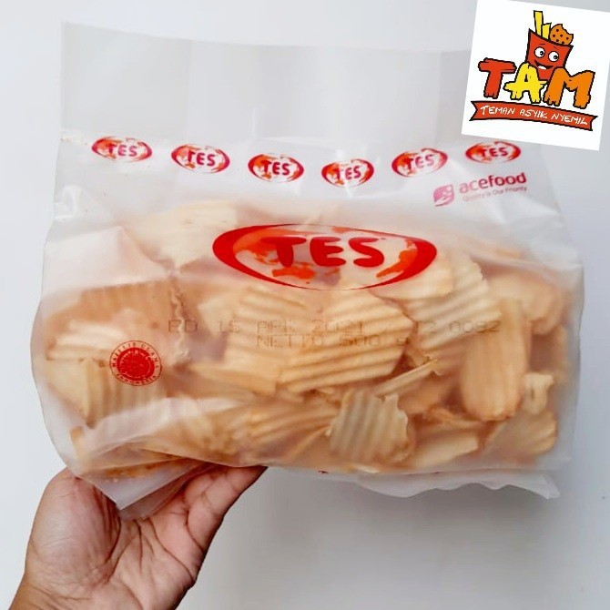 

WHYN!! CHUBA Keripik Singkong TES Singkong Keju 500 Gram - Tam Snack