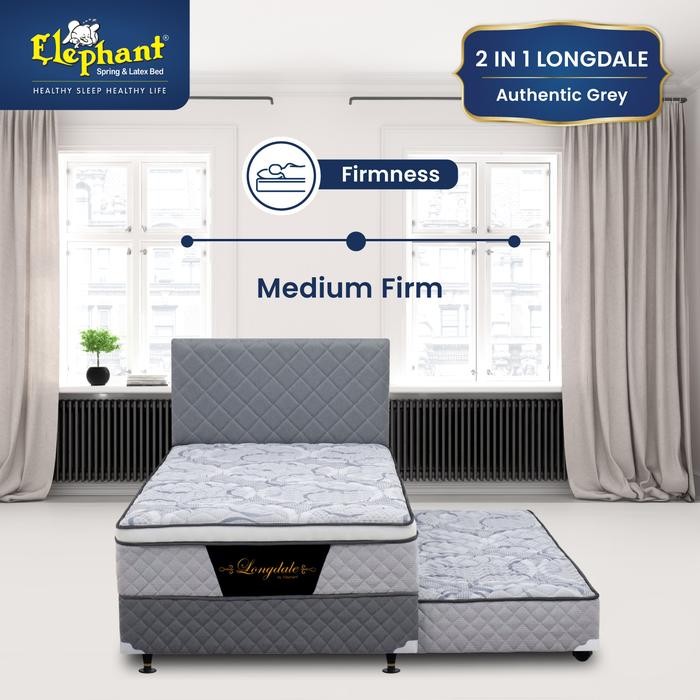 Springbed / Kasur 2 In 1 Elephant Longdale Rebounded