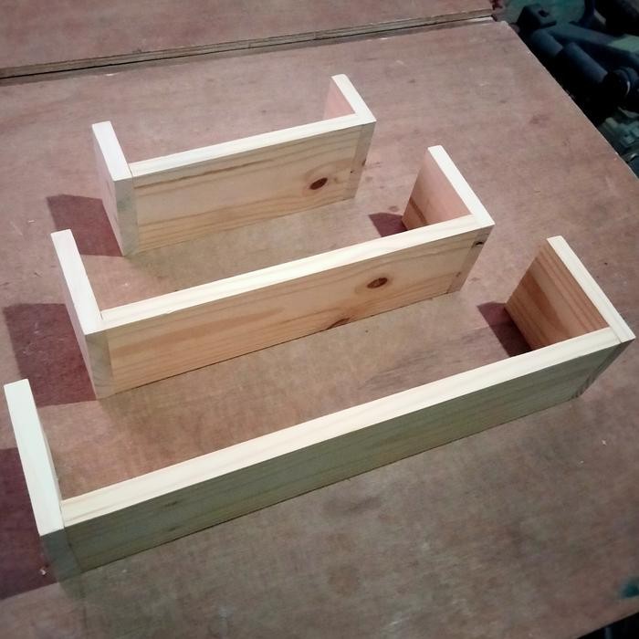 PREMIUM rak ambalan kayu jati belanda