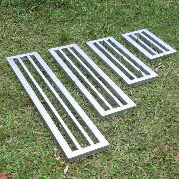 PREMIUM Rak Besi Ambalan 80x20cm - Rak Holo Baja Ringan Ambalan - Ambalan Besi