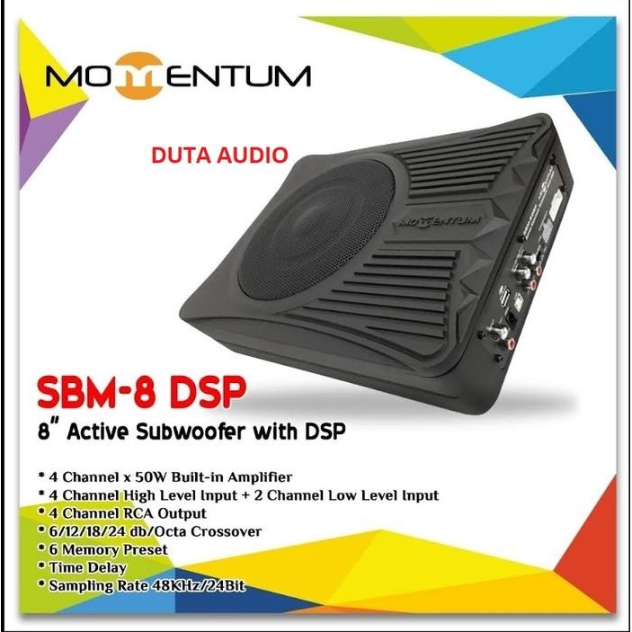 Subwoofer Kolong Momentum 8Inch Plus Dsp Processor Promo
