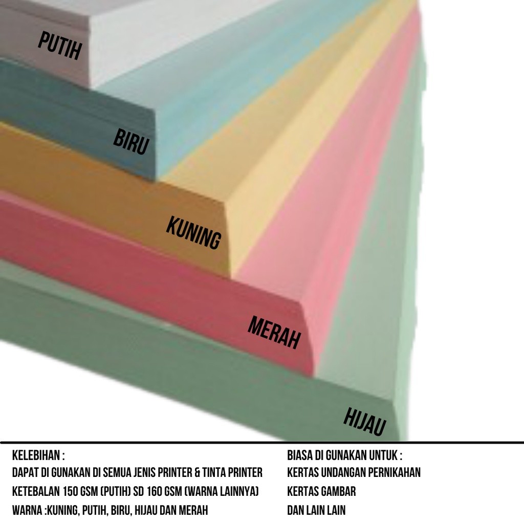 

Kertas Brief Card A3 160 isi 100 lembar / Kertas BC A3 / Brief Card A3