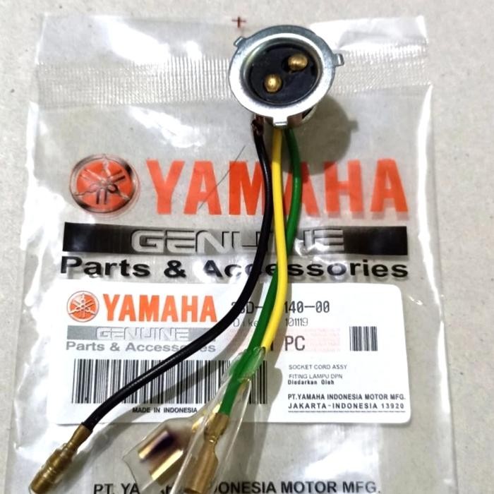 PREMIUM SOKET FITING PITING LAMPU DEPAN YAMAHA MIO SPORTY SOUL FINO (28D) ORI