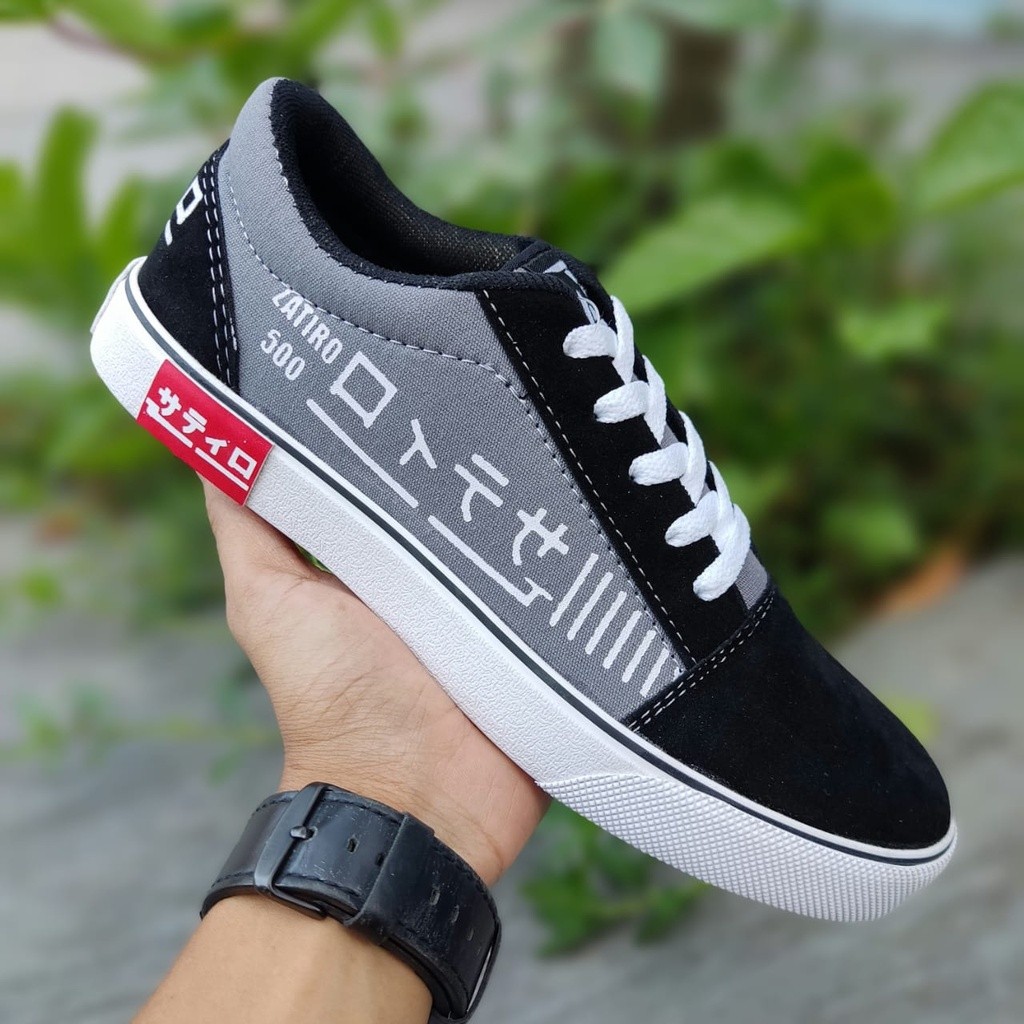 promo terbaru sepatu pria wanita sepatu sneakers zatiro hitam abu fashion /sepatu sport terbaru