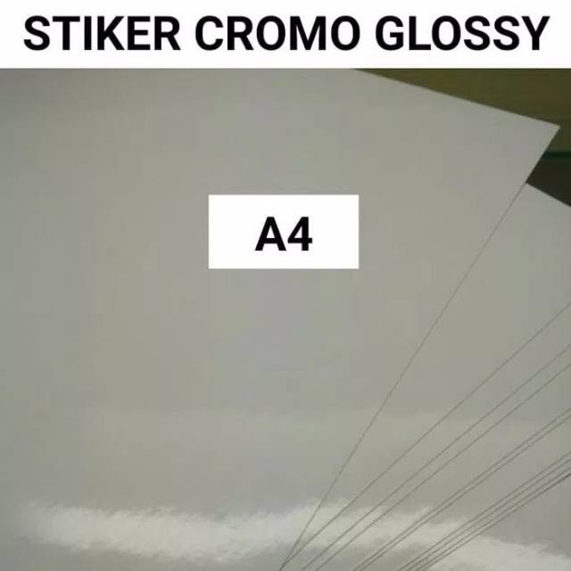 

Kertas Stiker Glossy Chromo Art Paper Tahan Air Uk A4
