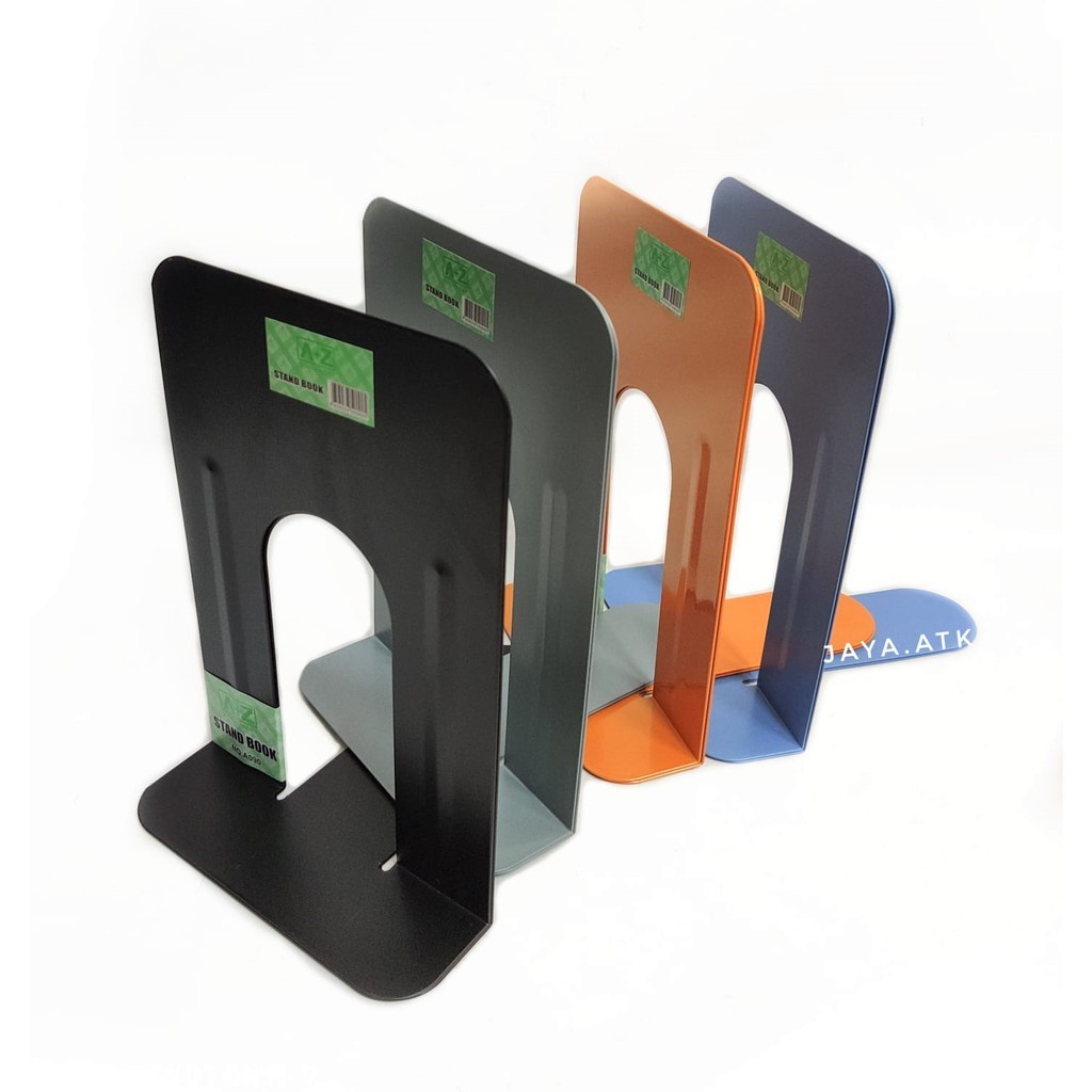 

PEMBATAS BUKU BESI BOOK END BESAR 9 IN MAGAZINE HOLDER BOOKEND WARNA HITAM BAGUS