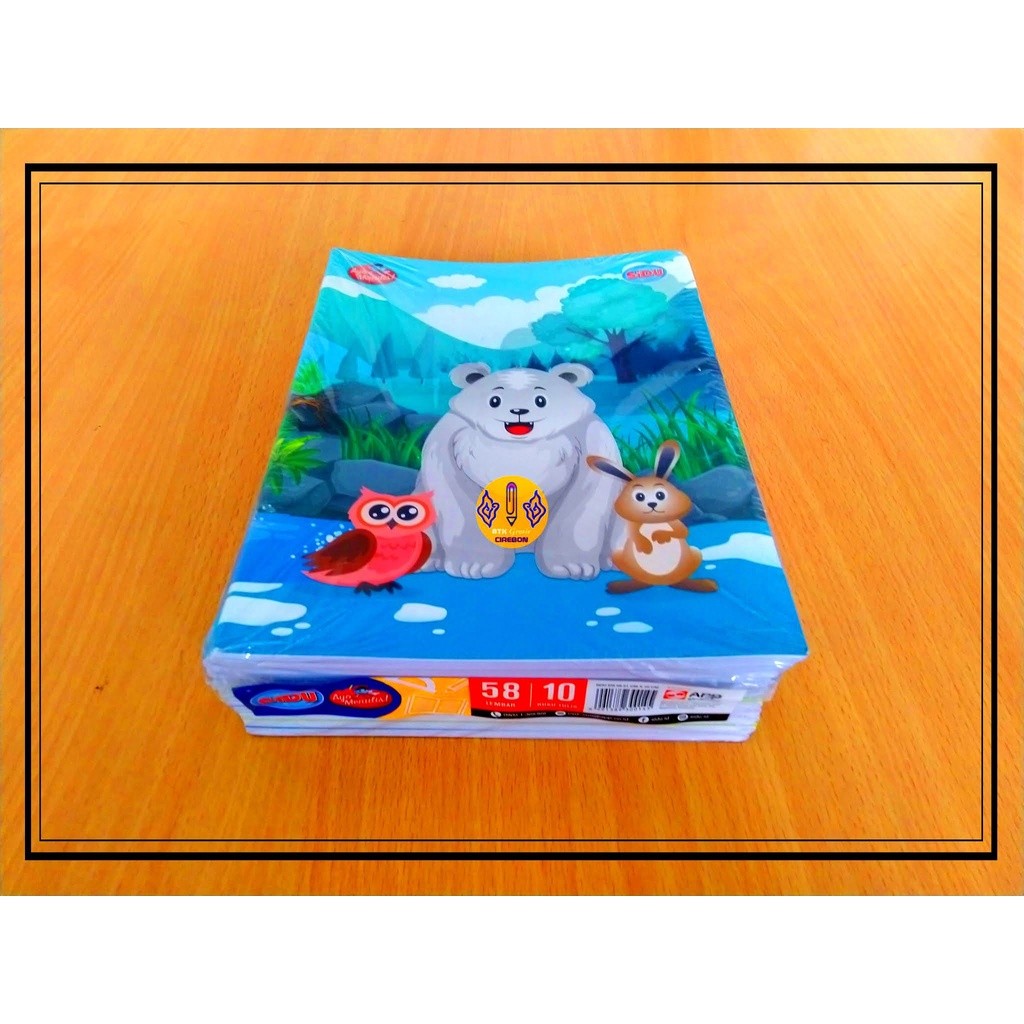 

Buku Tulis SIDU 58 Lembar ( 1 Pack /10 Buku)
