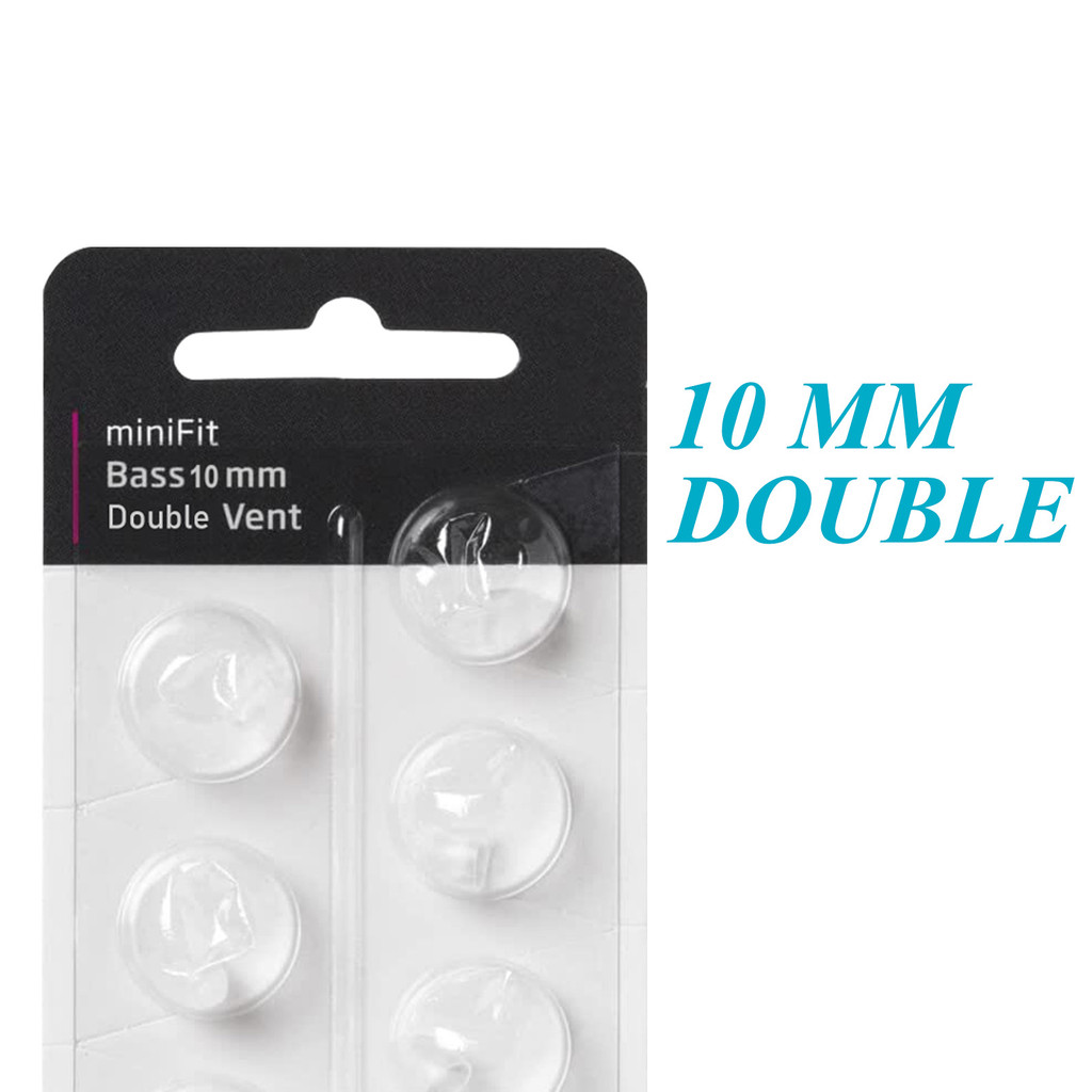 For Oticon Hearing Aid Eartips Minifit Replacement Double Dome Mini Fit 10Mm Double Vent For Oticon