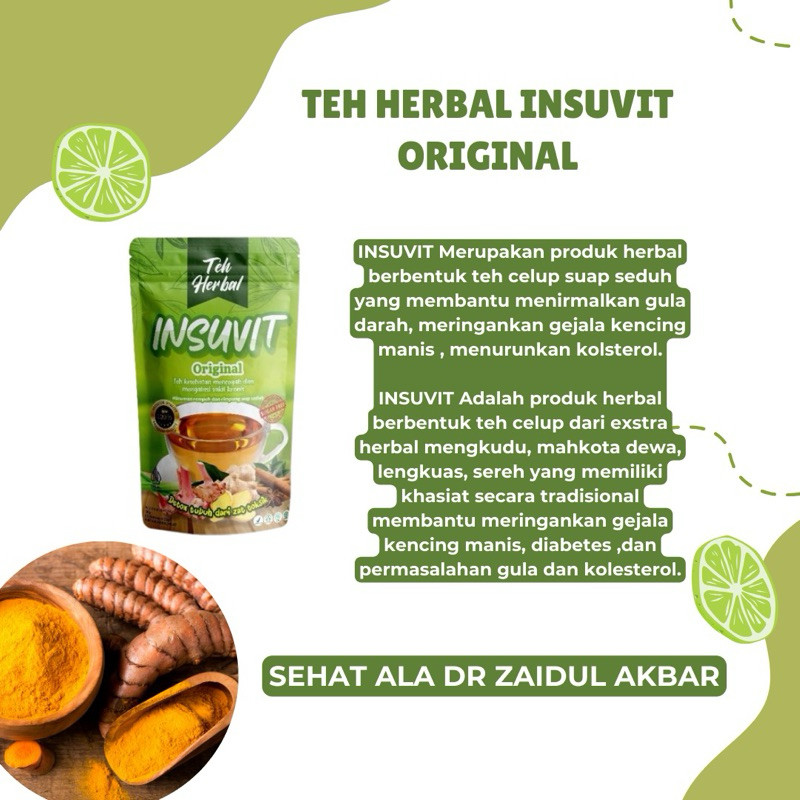 

WHYN!! Teh insuvit herbal diabetes (isi 30- 160 tea bags) kencing manis rimpang JSR