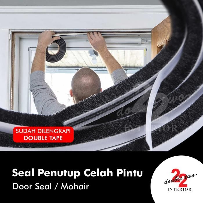 HOT SALE Seal Penutup Celah Pintu / Seal Bulu / Mohair Tape (per 50 cm)