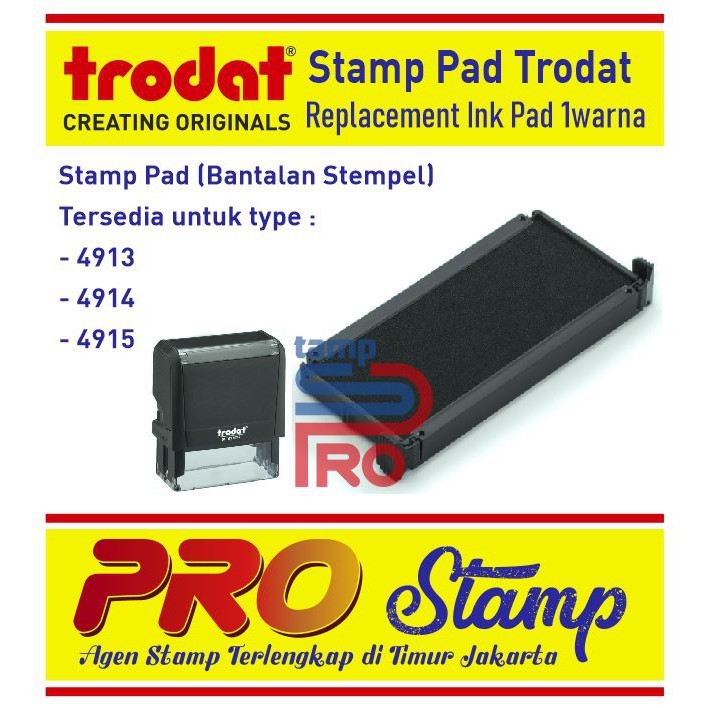 

Replacement Ink Pad / 4913,4914,4915 (TANPA WARNA) WE!!