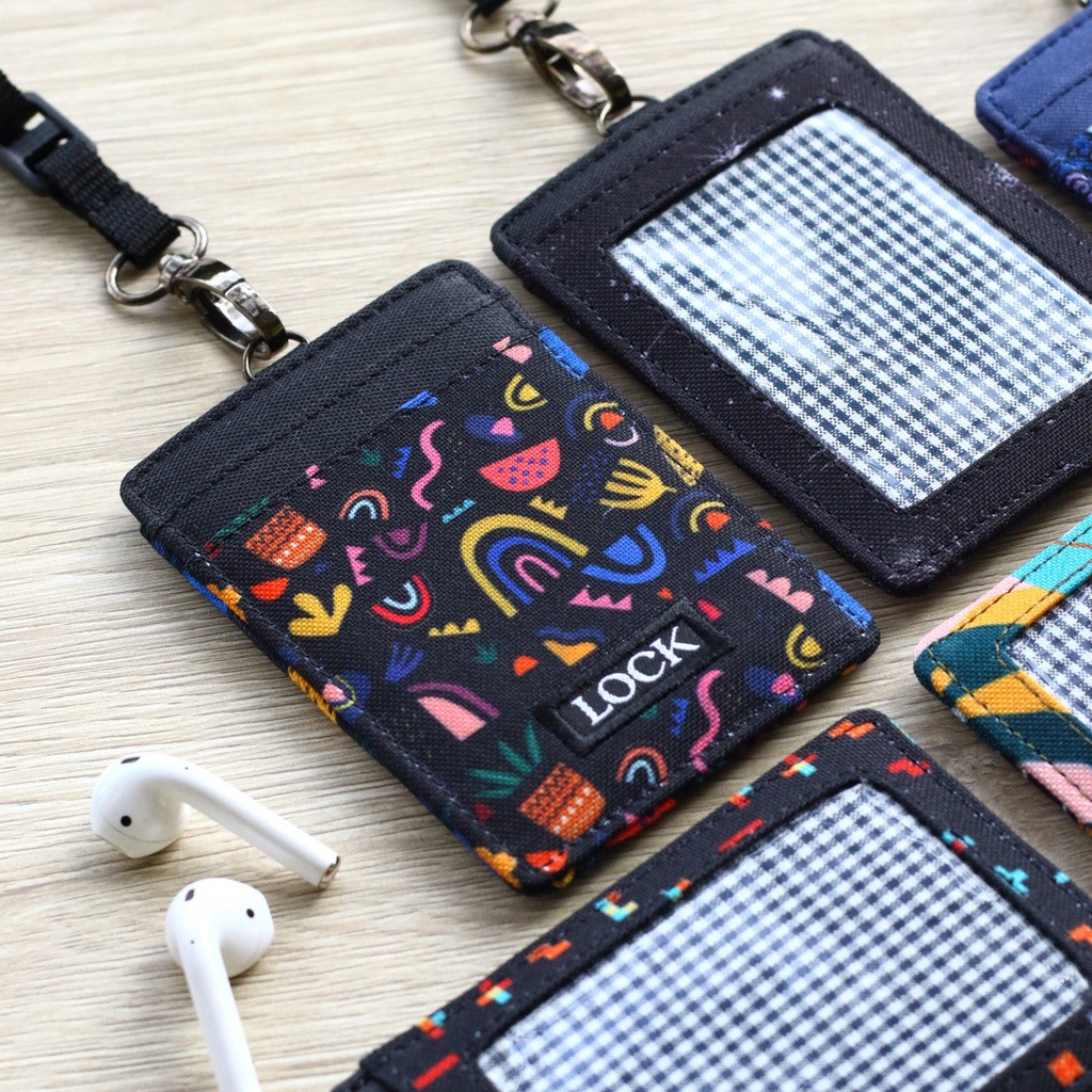 

Gantungan ID Card Kantor Kasual Kalung Name Tag Holder Lanyard Anti Air Pria Wanita LS1 WE!!!