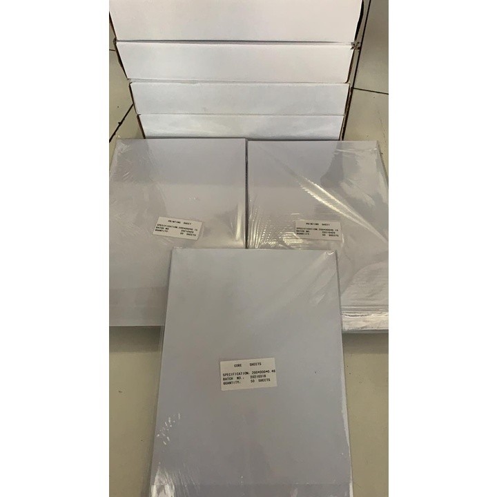 

BAHAN ID CARD / PVC ID CARD / PUTIH 5 SET (50 PCS CARD) WE!!!