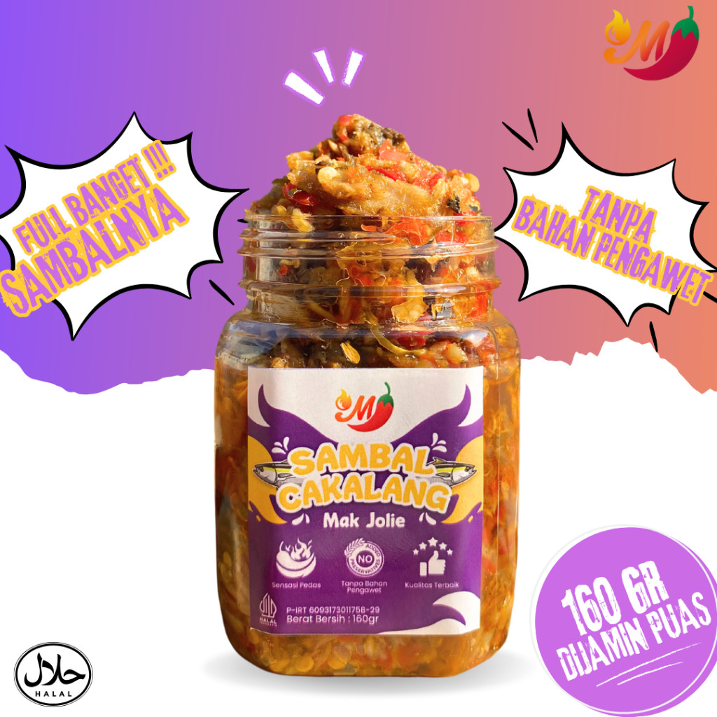 

TERMURAH 160GR Sambal Cakalang Sambal Mak Jolie - Sambalpedas sambalcakalang samballauk sambel lokal