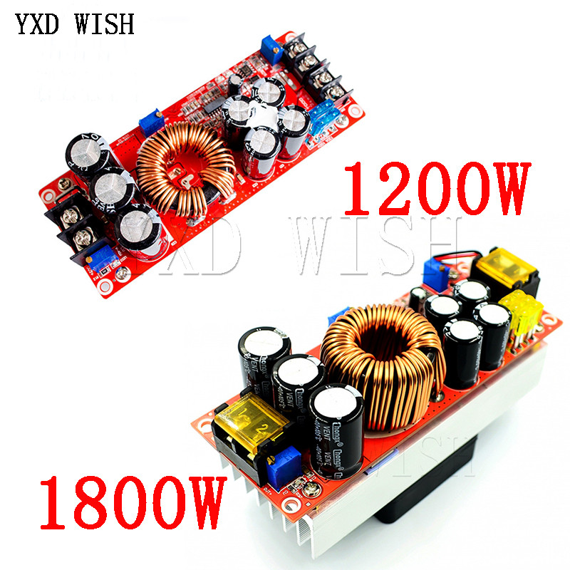 1200W/1800W DC Converter Boost Car Step-up Power Supply Module 20A 40A 20A Voltage Converter CV Boos