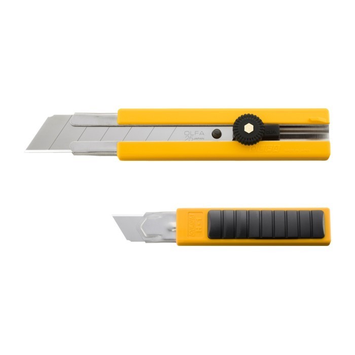 

No Na - Pisau Cutter 25Mm H-1 Olfa Extra Heavy Duty Cutter