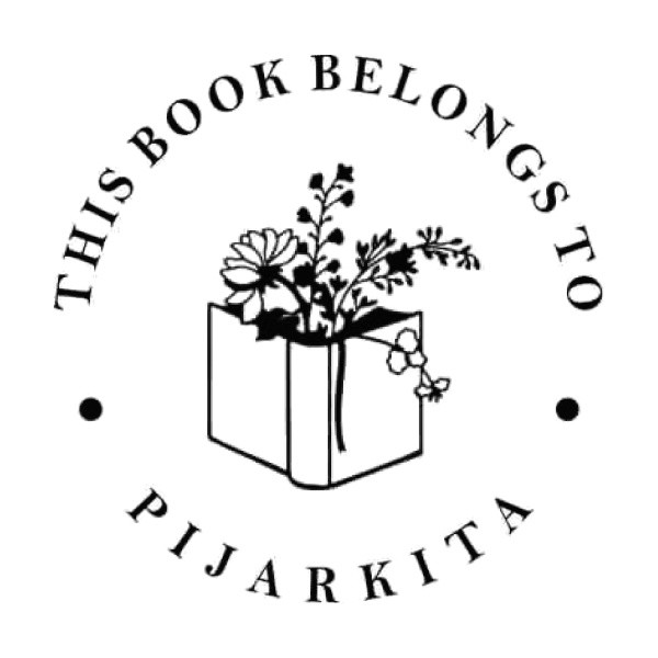 

D-9 CUSTOM NAMA BOOK STAMP / STEMPEL BUKU NOVEL AESTHETIC PIJARKITA WE!!