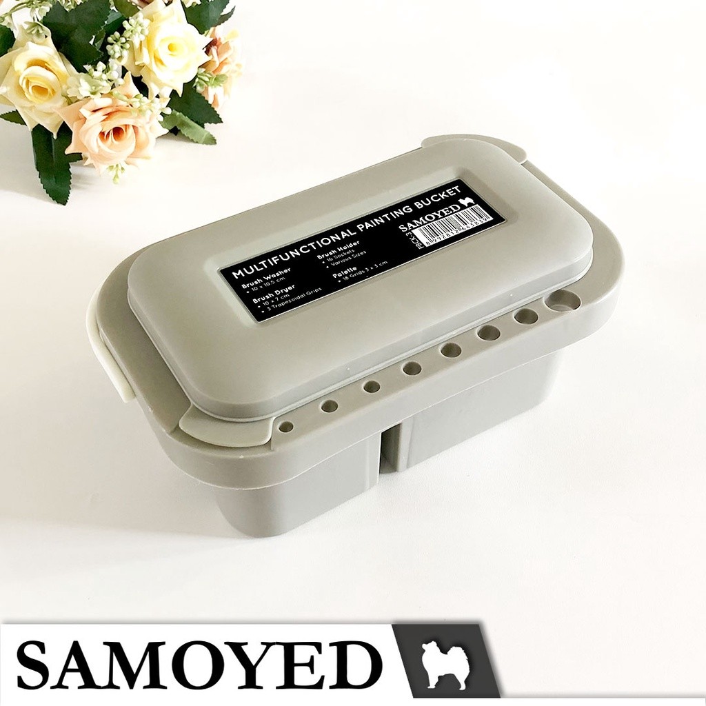 

Bak / Ember Lukis / Tempat Pencuci / Pengering / Gantungan Kuas / Palet Cat / Multifunction Painting