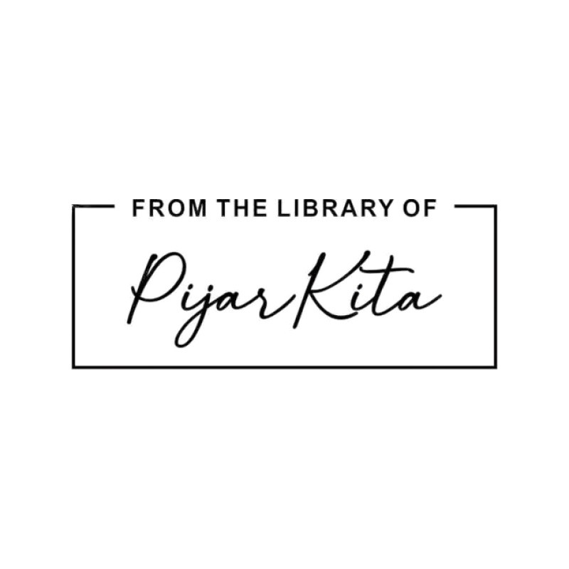 

E-7 CUSTOM NAMA BOOK STAMP / STEMPEL BUKU NOVEL AESTHETIC PIJARKITA WE!!