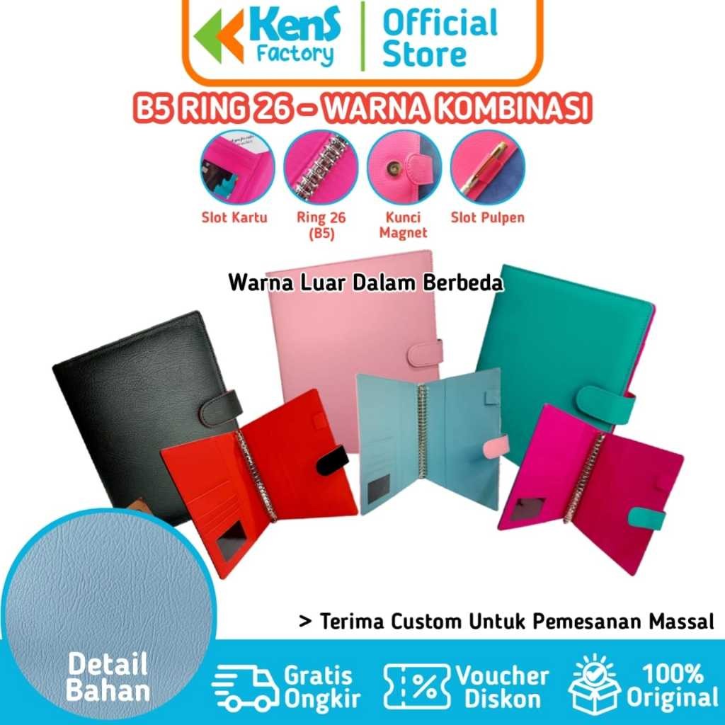

Binder B5 Kombinasi Ring 26 Agenda B5 Kombinasi Binder Organizer B5 Berkualitas Terlaris WE!!
