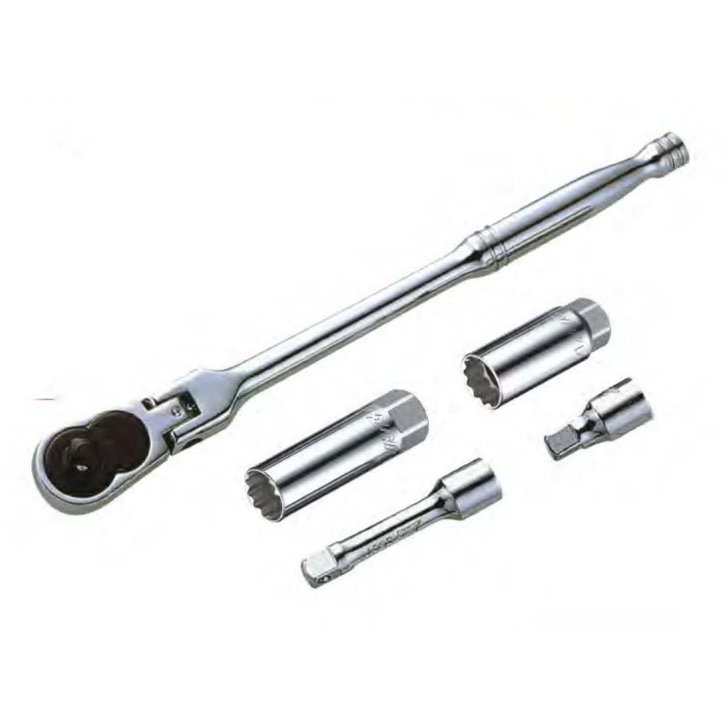 3905-SPARK PLUG SOCKET SET (MAGNETIC) - JTC