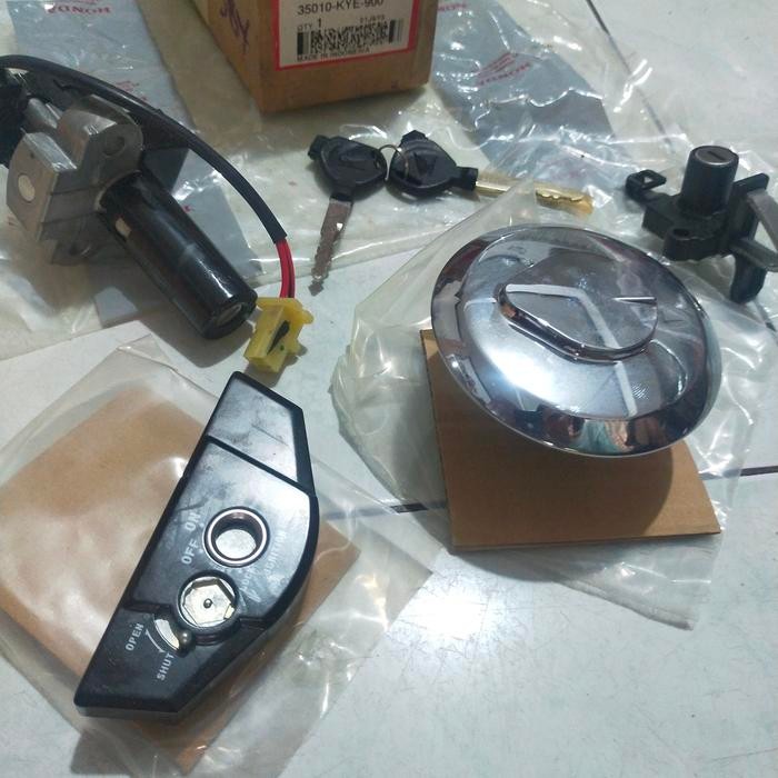 KUNCI KONTAK SET HONDA MEGAPRO MONOSHOCK ORIGINAL AHM 35010-KYE-900