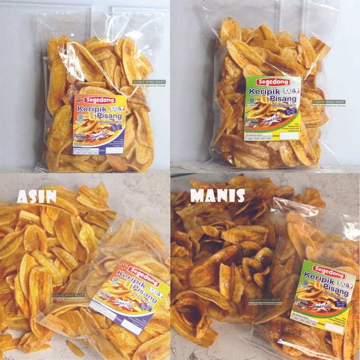 

Barbara.storee Keripik Pisang Segedong Manis, Asin Khas Kalimantan Barat (Vegetarian)
