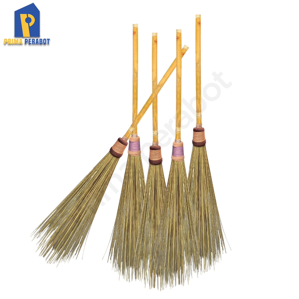 Sapu Lidi Aren Gagang Panjang Sapu Taman