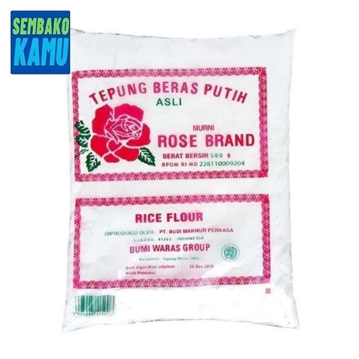 

SALE !!! TEPUNG BERAS ROSE BRAND 500GR - 1 DUS ISI 20 PCS READYY